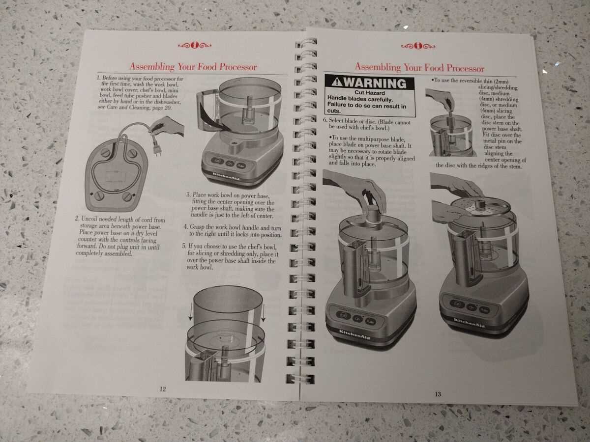 kitchenaid food processor repair manual