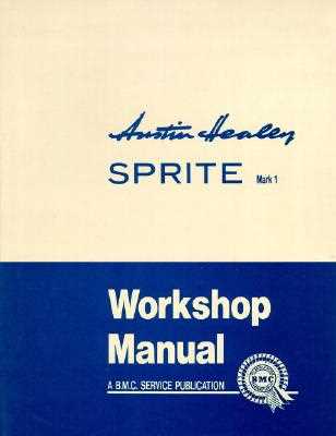 austin healey sprite repair manual