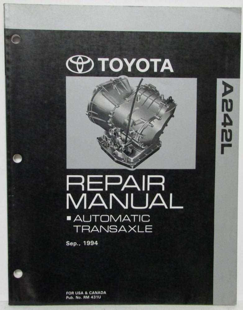 1994 toyota truck repair manual