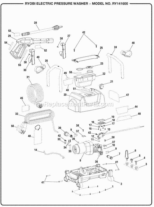 ryobi pressure washer repair manual