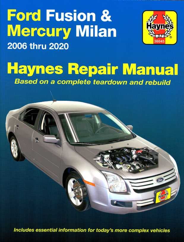 2007 mercury milan repair manual