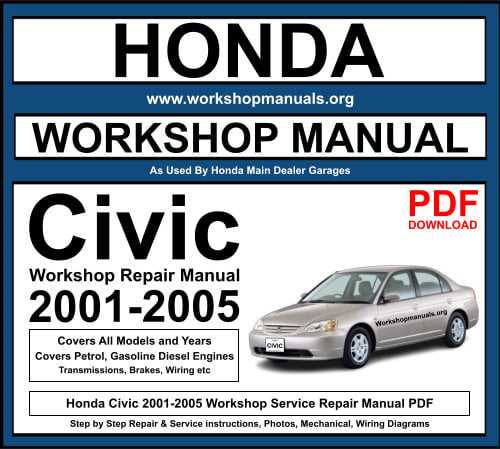 2001 honda prelude repair manual
