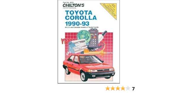 1993 toyota corolla repair manual