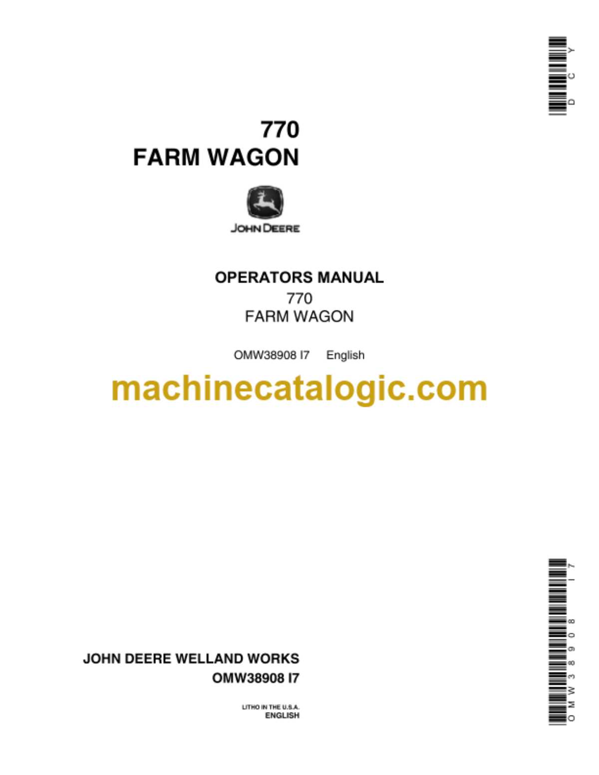 john deere 770 tractor repair manual