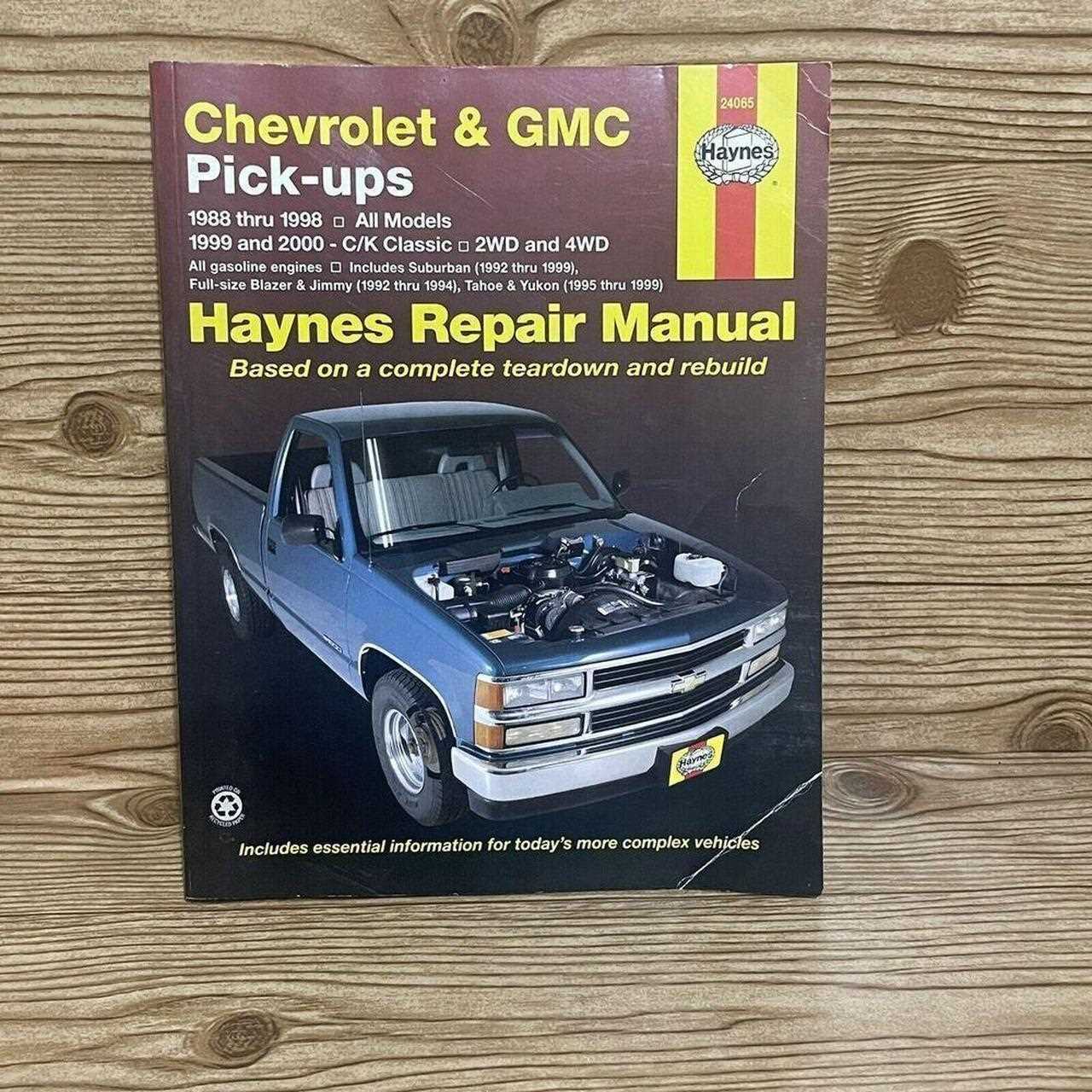 1999 chevrolet tahoe repair manual