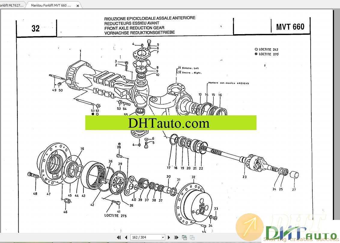 manitou telehandler repair manual