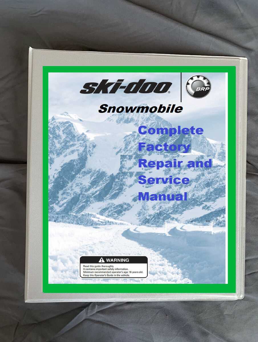 ski doo snowmobile repair manuals