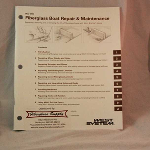 west system fiberglass boat repair and maintenance manual