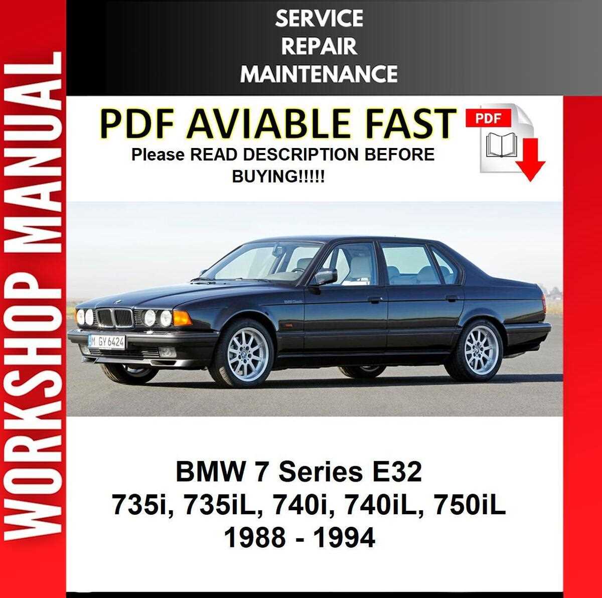 bmw 7 series repair manual