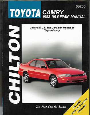 toyota camry 1998 repair manual