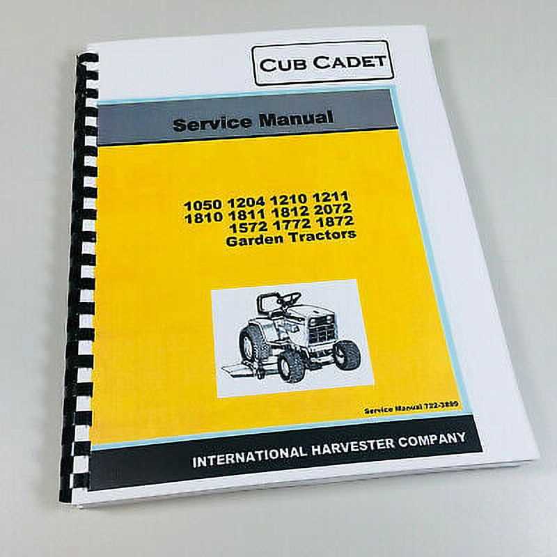 cub cadet lt1042 repair manual