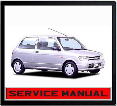 daihatsu mira repair manual