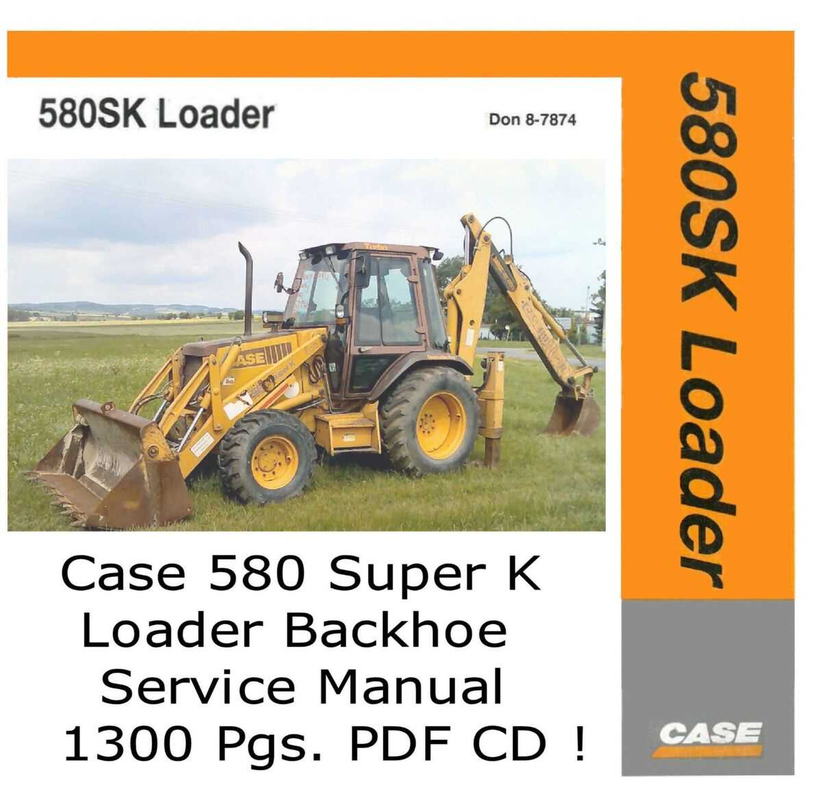 case backhoe repair manual