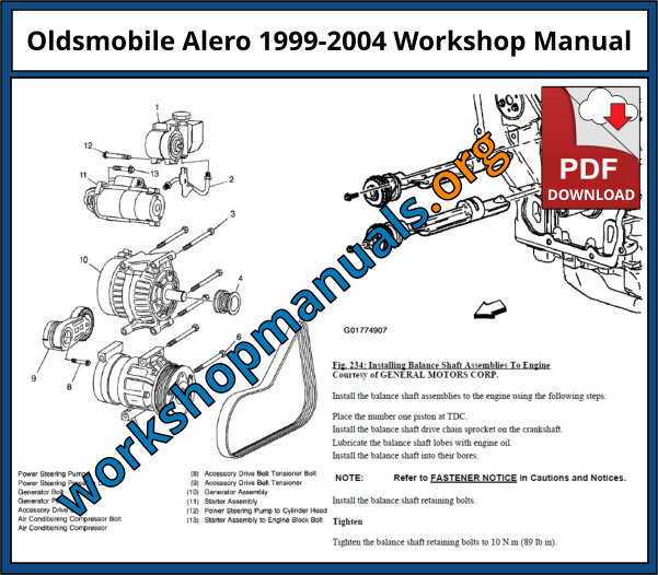 2001 oldsmobile alero repair manual