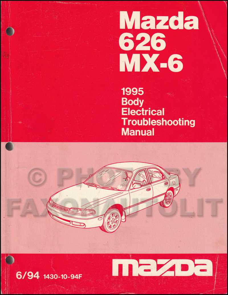 mazda b2300 repair manual