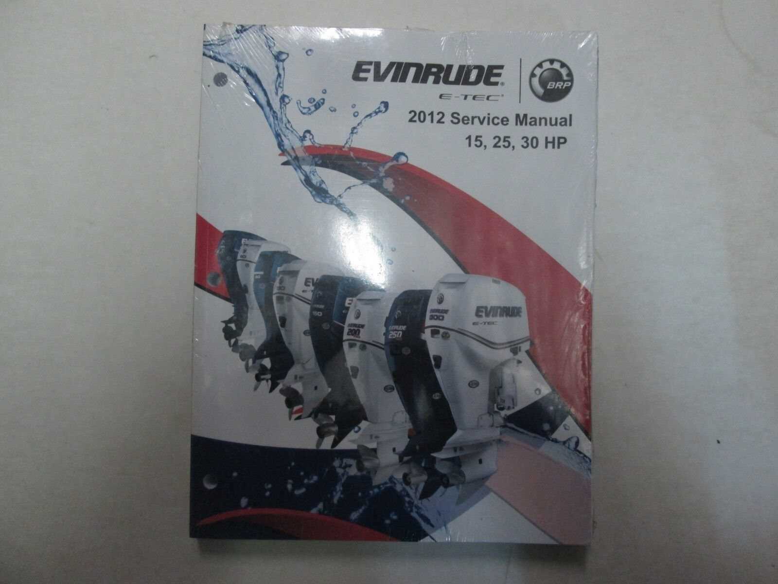 evinrude etec repair manual