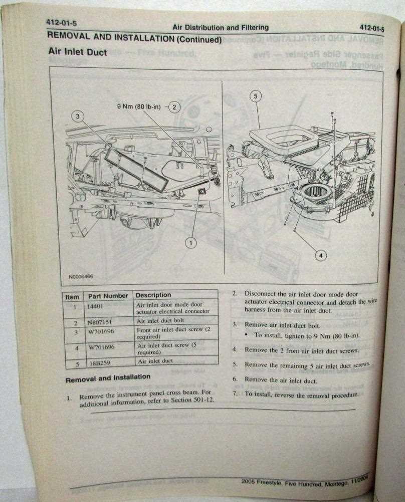 ford five hundred repair manual