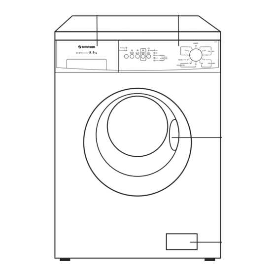 simpson washing machine repair manual