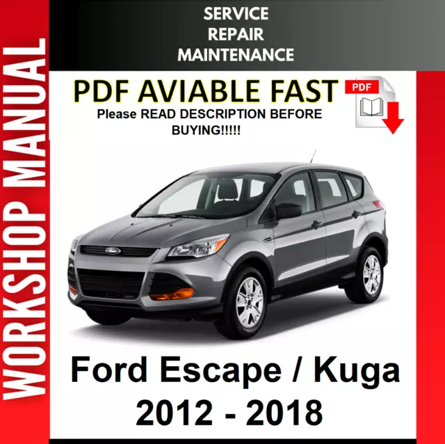 2018 ford escape repair manual