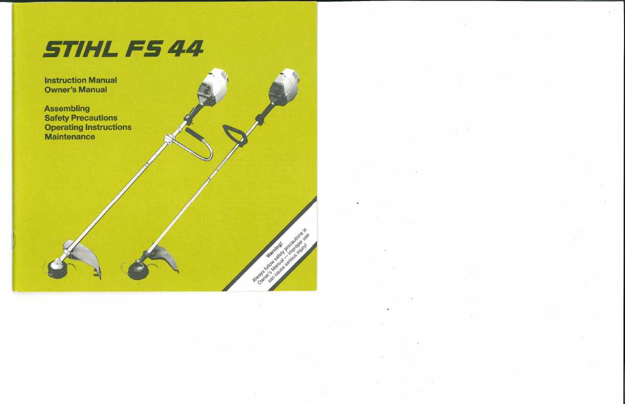 stihl fs45 repair manual