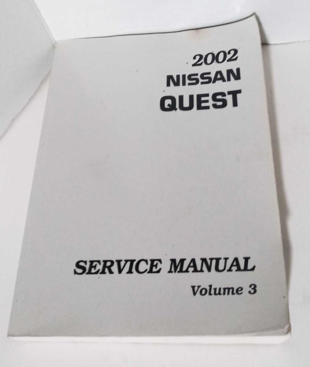 2005 nissan quest repair manual