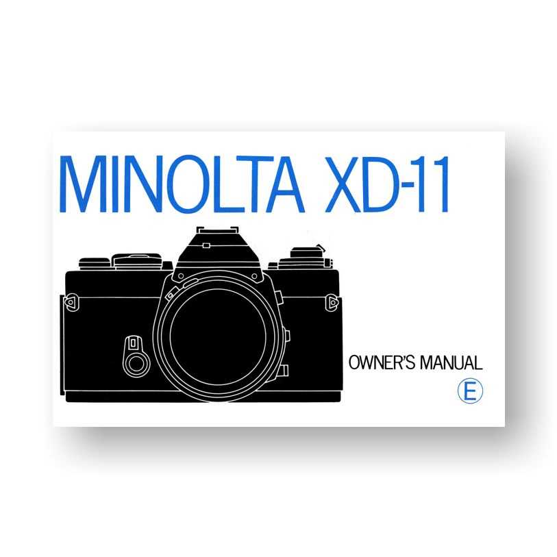 minolta xd11 repair manual