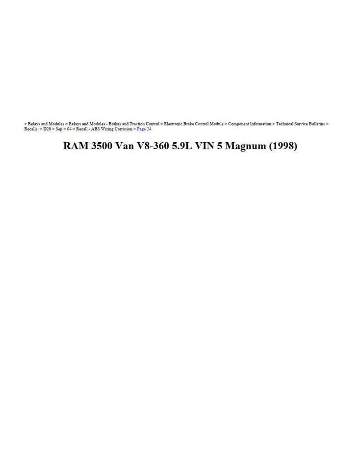 2004 dodge ram 3500 repair manual