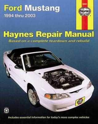 1996 ford mustang repair manual