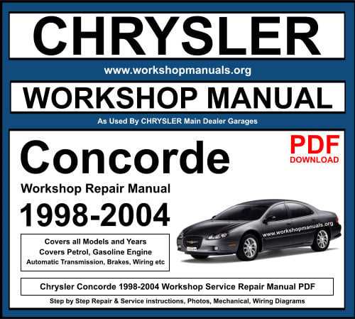 1996 chrysler concorde repair manual