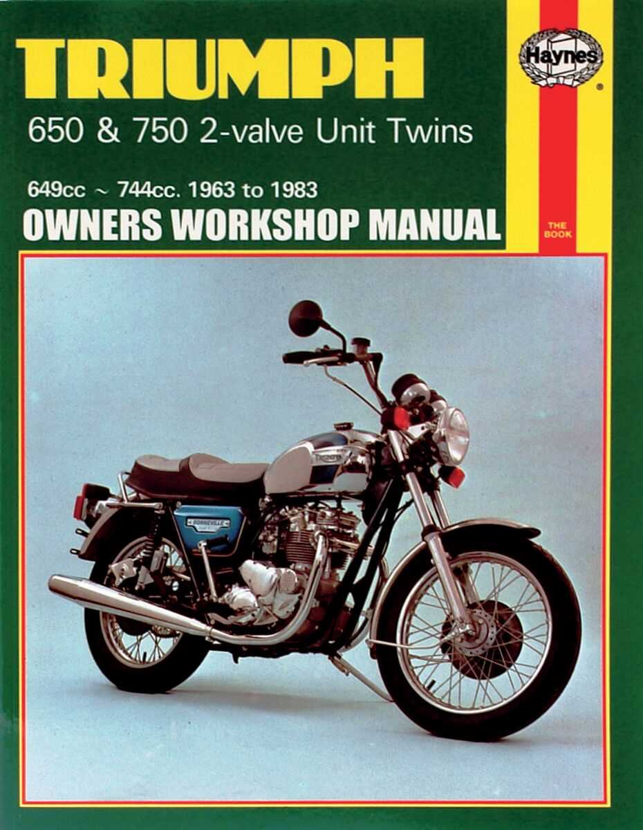 triumph motorcycle repair manual