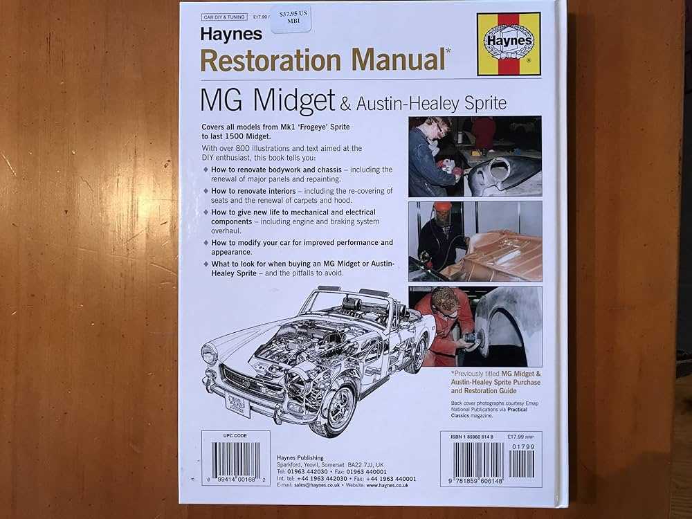 austin healey sprite repair manual