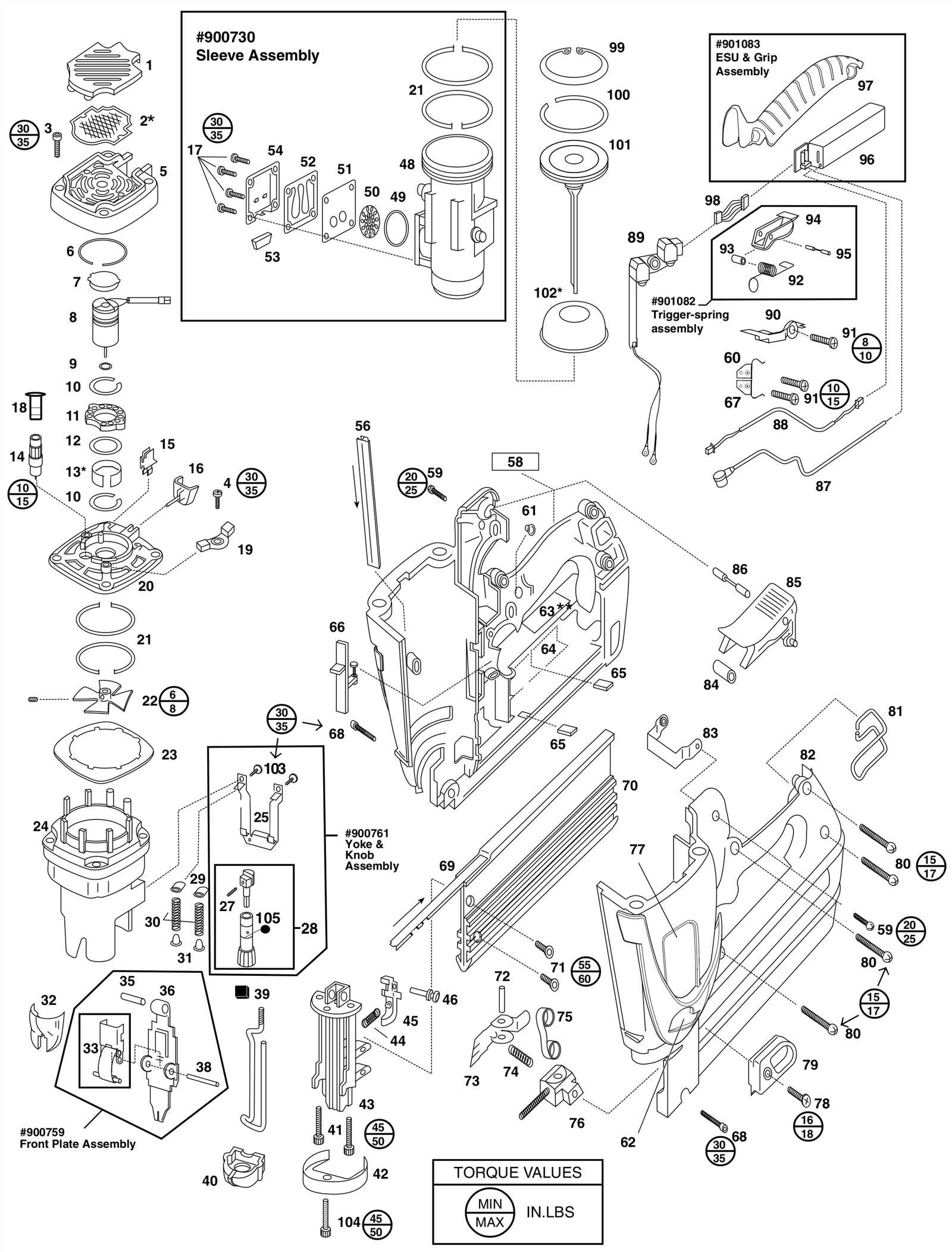 paslode nail gun repair manual