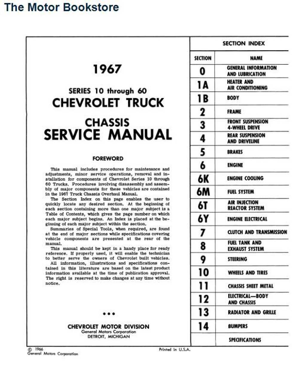 chevy p30 repair manual