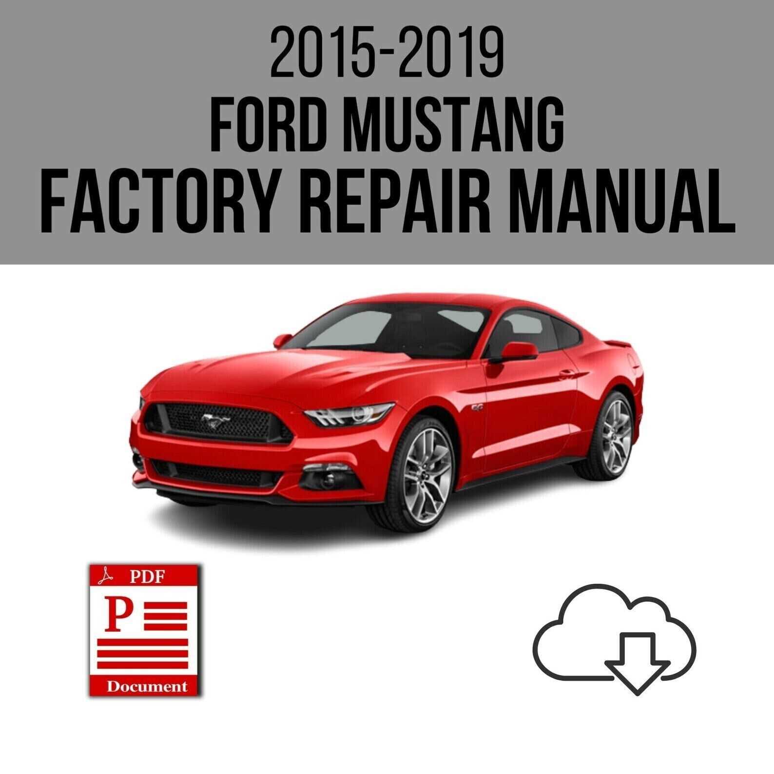 2015 ford mustang repair manual