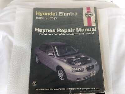 repair manual hyundai elantra