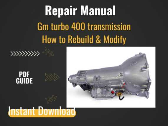 turbo 400 transmission repair manual