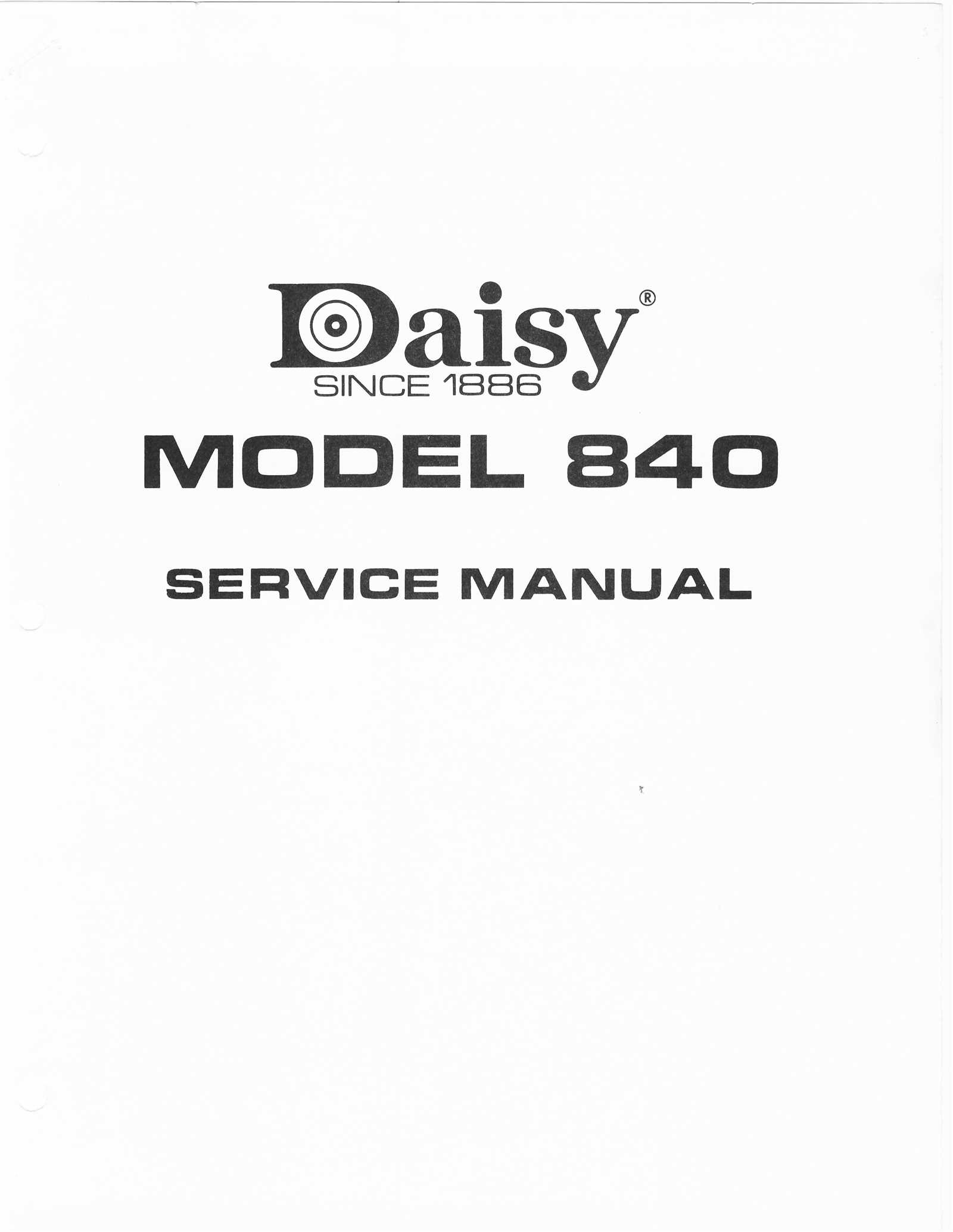 daisy model 840 repair manual