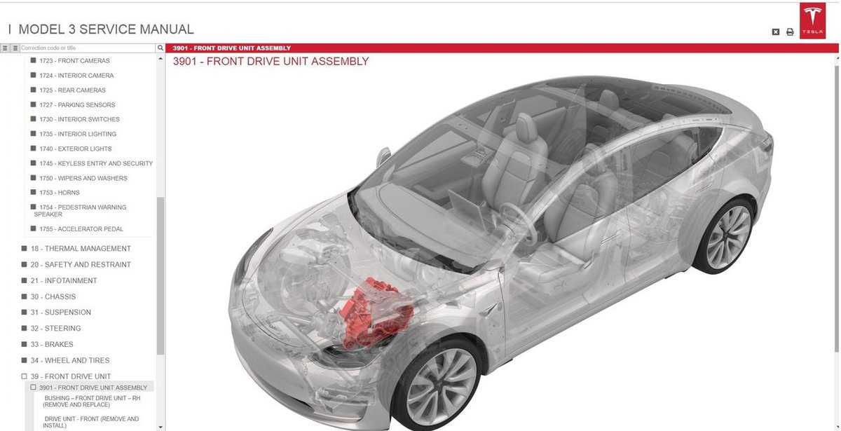 tesla model s repair manual