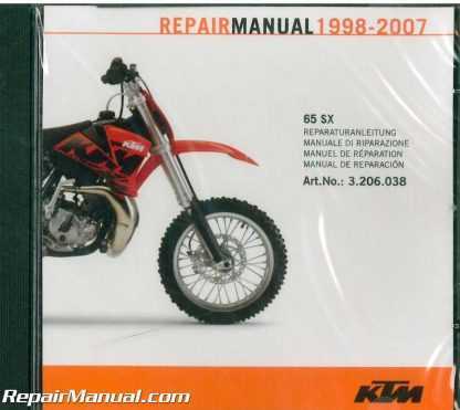 ktm 65 sx repair manual