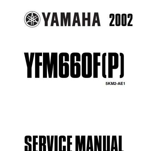 yamaha grizzly 660 repair manual