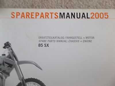 2007 ktm 85 sx repair manual