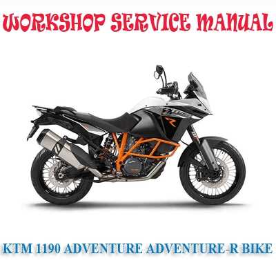 ktm 1090 repair manual