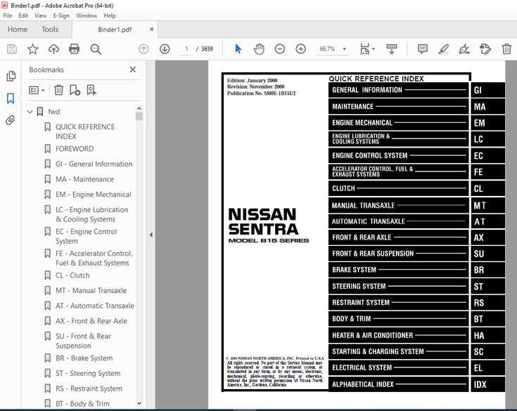 2000 nissan quest repair manual