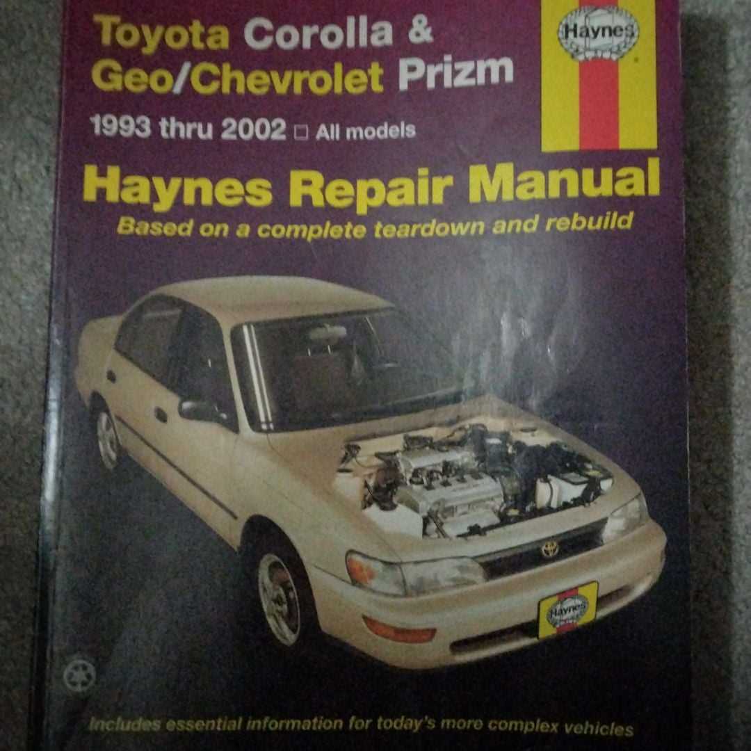 1997 geo prizm repair manual