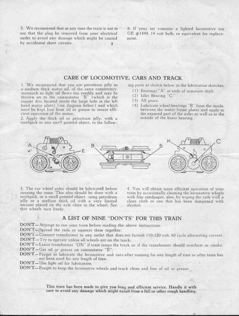 marx trains repair manual