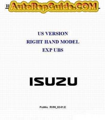 2001 isuzu trooper repair manual