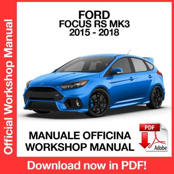 2017 ford focus repair manual