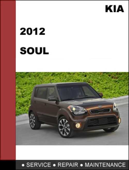 2012 kia soul repair manual