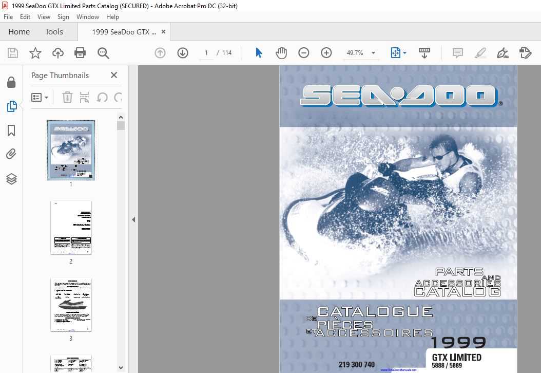 2003 seadoo gtx repair manual