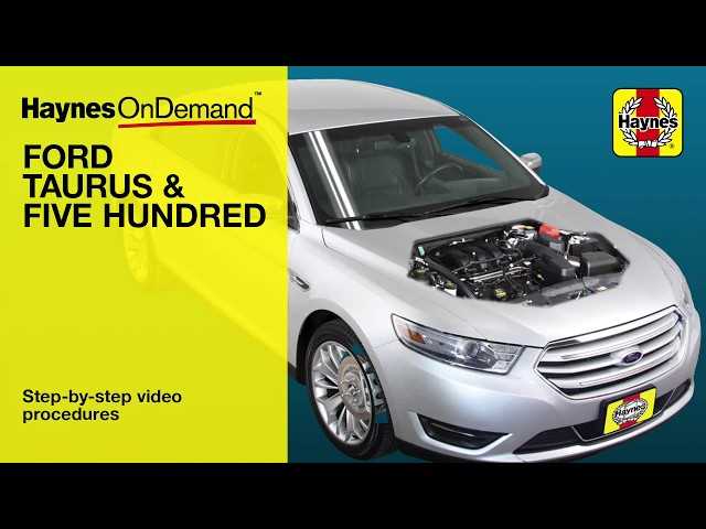 2009 ford taurus repair manual